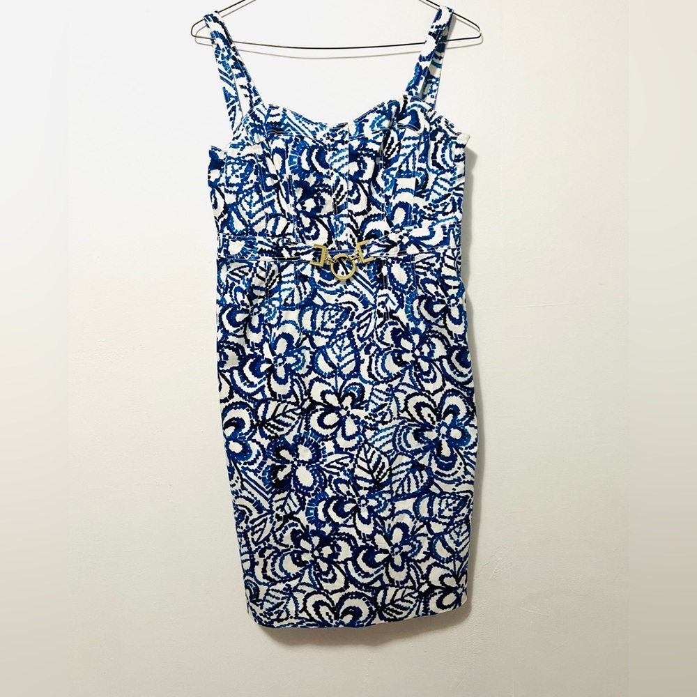ANNE KLEIN 6 size Summer women’s blue dress. Excellent condition, 97% cotton
